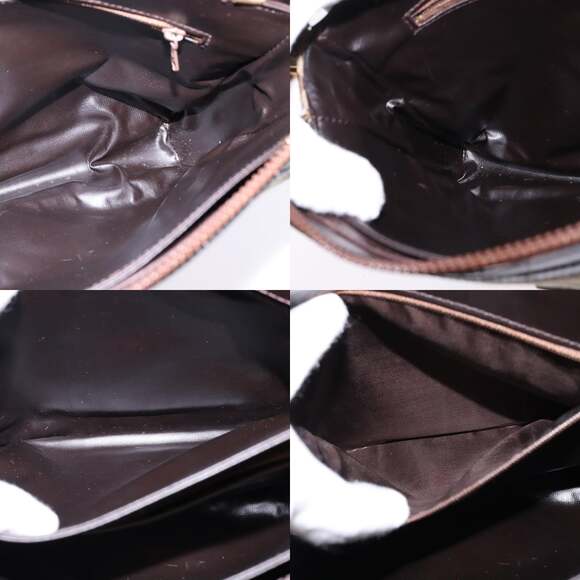 CELINE C Sulky Shoulder Bag Canvas Brown Gold - Picture 12 of 12